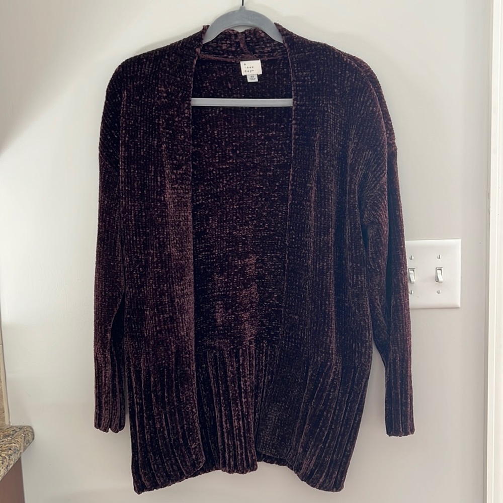 A New Day velvet cardigan, great condition